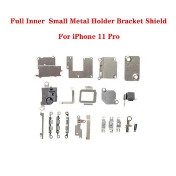 50 комплектов внутренних аксессуаров для iPhone 11 Pro Max Внутри мелких металлических деталей Держатель Кронштейн Защитная накладка