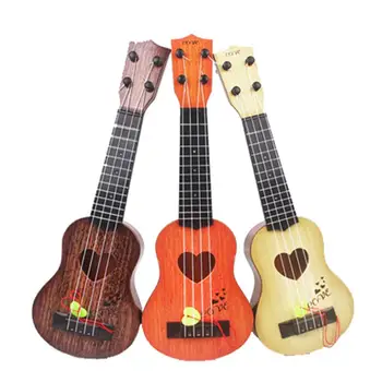 Мини-гитара, 4 струны, классическая гавайская гитара, маленькая гитара для детей, портативный музыкальный инструмент для начинающих, детская мини-гитара Shark