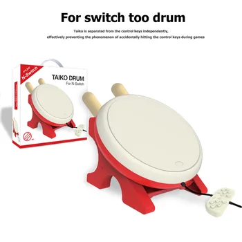 Проводной барабан Taiko с барабанной палочкой Аксессуары для игрового барабана для Nintendo Switch Taiko No Tatsujin