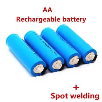 Оригинальная аккумуляторная батарея типа АА 1,2 В 2600 мАч AA NiMH Аккумулятор с припоем для игрушек-электробритв и зубных щеток 