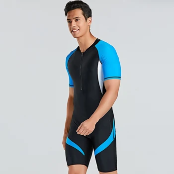Костюм для дайвинга и серфинга, Тонкая цельная одежда для защиты от подводного плавания, короткий рукав, быстросохнущая дышащая резинка для водных видов спорта