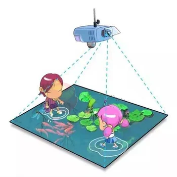 Волшебная 3D интерактивная напольная детская настенная проекционная система Видеоигры