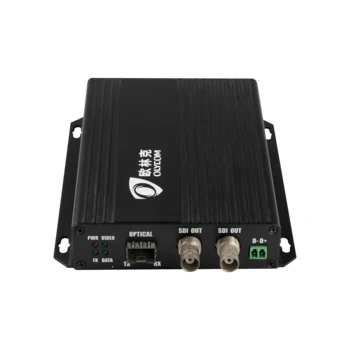 Одноволоконный 20-километровый SFP-порт 3G SDI видео с волоконно-оптическим преобразователем RS485 RS422