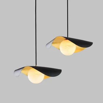 Catellani & Smith Lederam Manta Подвесной светильник Летающая Тарелка Шляпа промышленная ретро копия дизайнерской лампы белый черный подвесной светильник