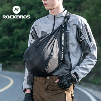 Rockbros оптом, Рюкзак для шлема, Дорожные сумки, Светоотражающие Сумки для мотоциклиста Большой емкости, сумка для велосипеда 30170015001
