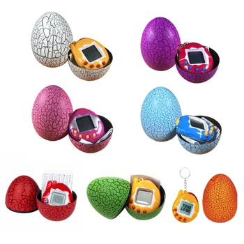 Мультяшный электронный ручной игровой автомат для домашних животных, детские игрушки, подарок в виде яйца