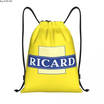 Изготовленная на заказ Марсель Франция Ricard Сумка на шнурке для тренировок Рюкзаки для йоги Женские Мужские Спортивные сумки для спортзала