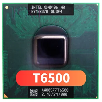 Intel Core 2 Duo Mobile T6500 SLGF4 2,1 ГГц Б/у Двухъядерный двухпоточный процессор с разъемом 2 М 35 Вт Socket P
