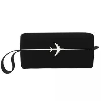 Дорожная Авиационная сумка для пересечений на самолете, сумка для туалетных принадлежностей, Органайзер для косметики Airplane Aviator Pilot, Женская коробка для хранения косметических принадлежностей Dopp Kit Box