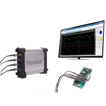 Hantek DSO3104 (A)/3204 (A)/3254 (A) 4-канальный виртуальный осциллограф PC USB 100/200/250 МГц с логическим анализатором, генератором сигналов