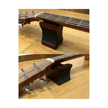 Подставка для грифа гитары Muspor, струнный инструмент, Деревянный гриф-краб, кронштейн для грифа гитары, Подушка для поддержки рабочего места гитары