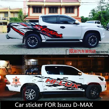 Наклейка на автомобиль ДЛЯ Isuzu D-MAX DMAX, внешняя отделка кузова, модные спортивные наклейки, аксессуары