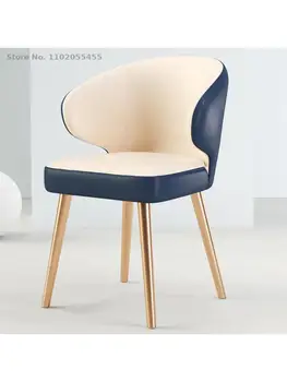 Скандинавский комод, стул для макияжа со спинкой, дизайнерское легкое роскошное кресло для макияжа net red ins girl chair