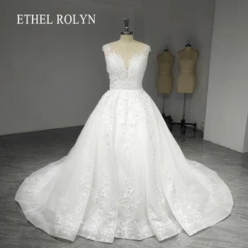 Бальное платье ЭТЕЛЬ РОЛИН, Свадебные платья Для женщин 2023, Роскошные Свадебные аппликации, Расшитые бисером, Свадебное платье Vestidos De Novia