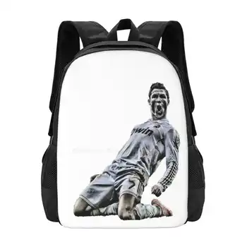 Рюкзак с рисунком Школьные сумки Calma Sport Soccer Hala Madrid Football Cristiano