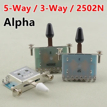 Подлинный переключатель звукоснимателя электрогитары Alpha 5-позиционный / 3-позиционный / 2502N - KR (Origin)