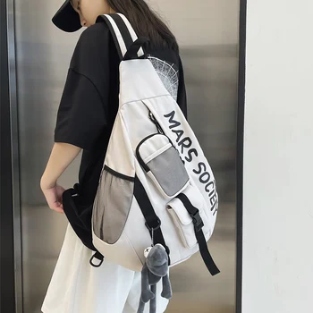 Новая сумка-мессенджер 2023 года, модный тренд, школьная сумка для молодых старшеклассников, студенток колледжа, женская новая сумка через плечо большой емкости