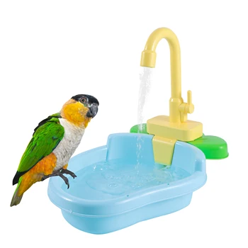 Ванна для птиц, автоматическая ванна с краном, птичий душ, ванна для купания, миска для кормления птиц, Автоматическая подача воды в ванну и бассейн Parrot