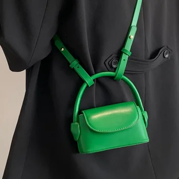 Мини-сумки для женщин 2023 Тренд, кошельки и сумочки для помады ярких цветов, дизайнерские сумки, роскошная женская сумка Sac