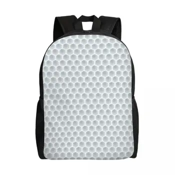 Спортивный рюкзак с мячом для гольфа для мужчин и женщин, водонепроницаемая школьная сумка для любителей гольфа, сумки для книг с принтом