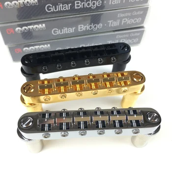 Оригинальный Бридж для электрогитары в стиле Saddle Tune-O-Matic GOTOH GE103B-T для Epip Standard LP SG DOT, Изготовленный на заказ В ЯПОНИИ