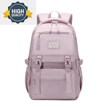 Школа 2023, новейшая сумка для девочек-подростков, нейлоновый черный школьный ранец, большой детский рюкзак для книг, студенческий рюкзак