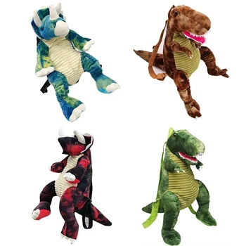 Креативные детские рюкзаки с 3D динозавром и мультяшными животными, дорожная школьная сумка для мальчиков и девочек, подарки на день рождения
