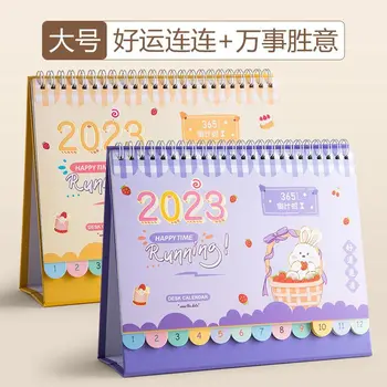 Креативный календарь: 2023 Год кролика, Блокнот, таблица для перфорации, Бутнэк, Мини-календарь, Ежемесячный календарь на 2023 год