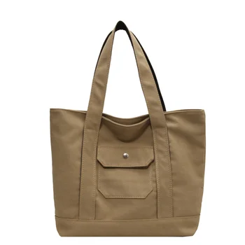 Женская холщовая сумка через плечо для отдыха, многоэтажная женская сумка через плечо, модная универсальная женская сумка