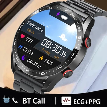 Умные Часы для Мужчин с Bluetooth-Вызовом IP67 Водонепроницаемый Тактический Спортивный Фитнес-Трекер Наружные Умные Часы для iOS и Android