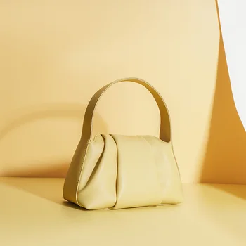 AIOSC Роскошная дизайнерская сумка, сумки через плечо для женщин, плиссированная сумка Cloud, женская сумка из мягкой кожи под мышками, модная высококачественная сумка