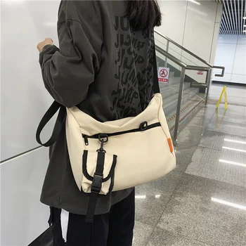 сумка на шпильке, рабочая одежда, женский японский рюкзак Harajuku dark couple, корейский мужской рюкзак INS Hong Kong wind большой емкости на одно плечо