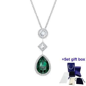 Ожерелье и подвеска из стерлингового серебра S, подвеска Fluo, резное модное элегантное женское ожерелье, ювелирные изделия, Бесплатная доставка Оптом