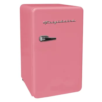 Однодверный Ретро-Компактный Холодильник EFR372 объемом 3,2 Кубических Фута, Небольшой Электрический Холодильник Alpicool, Холодильники С Морозильной Камерой, Мини-Кухня