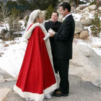Свадебная шаль, зимний плащ с капюшоном, отделка искусственным мехом, атласная свадебная куртка, накидка-мантии, обертывания