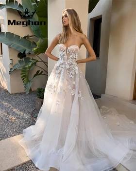 Элегантное свадебное платье в стиле Бохо 2023 Для женщин, аппликации, 3 Свадебных платья Vestidos De Novia На заказ