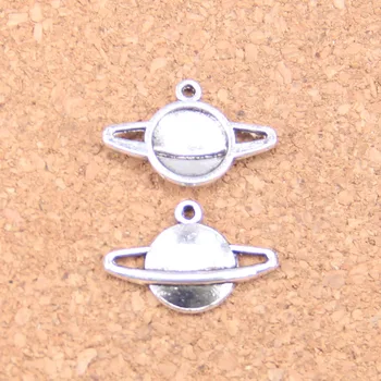 162 шт. подвески Saturn Planet Spark 20x13 мм, антикварные подвески, винтажные тибетские серебряные украшения, сделай сам для браслета-ожерелья