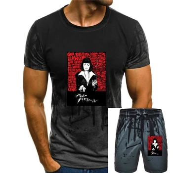Футболка Uma Pulp Fiction, изготовленная на заказ в очень популярном стиле Oldschool, мужские облегающие хлопковые футболки высокого качества из фильмов