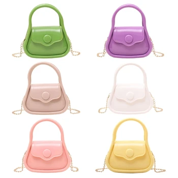 Модная желейная сумка из ПВХ, мягкая и удобная сумка, сумка на цепочке через одно плечо, легкая, подходит для различных случаев