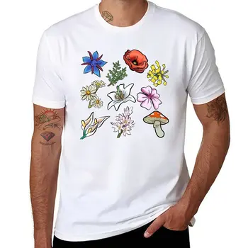 Новая футболка SpiritFarer Spirit Flower Pack, футболки на заказ, летние футболки с кошками, белые футболки для мальчиков, мужские винтажные футболки