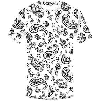 Летняя модная футболка с 3D-принтом, мужская уличная футболка в стиле хип-хоп с коротким рукавом, топ с круглым воротником, оверсайз