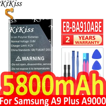 KiKiss Для SAMSUNG EB-BA910ABE Аккумулятор емкостью 5800 мАч для Samsung Galaxy A9 Pro A9Pro (2016) A9 + SM-A9100 SM-A910 SM-A910F SM-A910DS