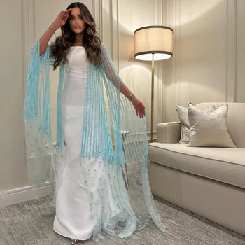 VD Дубай Женская одежда Выпускные платья без бретелек Блестящие Длинные обертывания Свадебное платье для гостей на молнии сзади Саудовская Аравия Вечерние платья для вечеринок