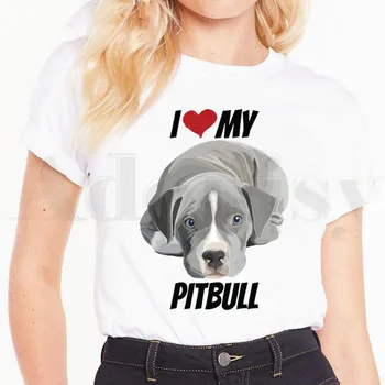 Женские топы с коротким рукавом Pitbull, футболки Harajuku VintageT, женская футболка