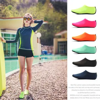 Летние пляжные спортивные носки для дайвинга, нескользящая защитная обувь для босоножек из кожи