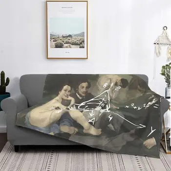 Флисовое одеяло Gustave Courbet, Всесезонное Созерцание, милые легкие покрывала для постельного белья для автомобильного дивана