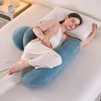 Поясные подушки для беременных, мягкая U-образная подушка для беременных, подушка для тела, подушки для живота, постельные принадлежности для сна, принадлежности для беременных