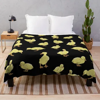 Покрывало с рисунком милого желтого утенка для пикника, роскошное брендовое одеяло, Мягкие одеяла для кровати, одеяло для дивана
