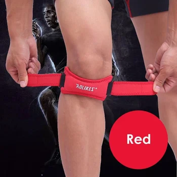1 шт. Регулируемый ремень для поддержки сухожилий коленной чашечки, бандаж для поддержки колена, наколенники для бега, баскетбола, спорта на открытом воздухе