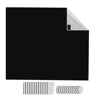 Затемняющие жалюзи, простая установка, 145x200 см, Затемняющий материал, временная затемняющая штора, которую легко наклеить на окно для спальни